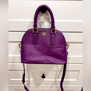 Vintage Tory Burch purple small shoulder bag